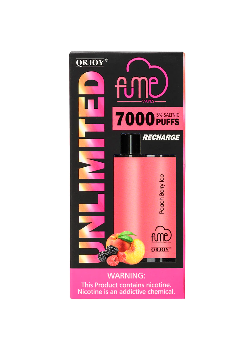 Fume Unlimite Peach Berry Ice – Disposable Vape Flavors